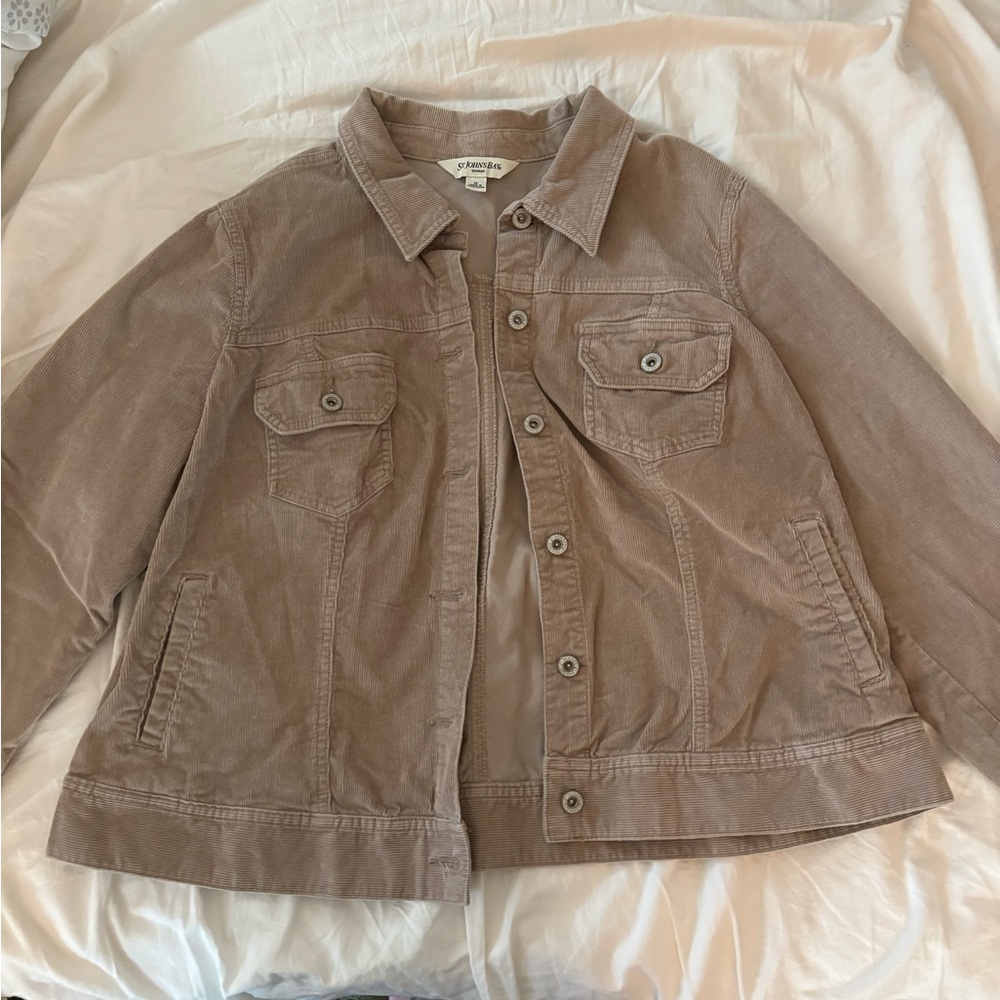 St. John's Bay Tan Corduroy Jacket